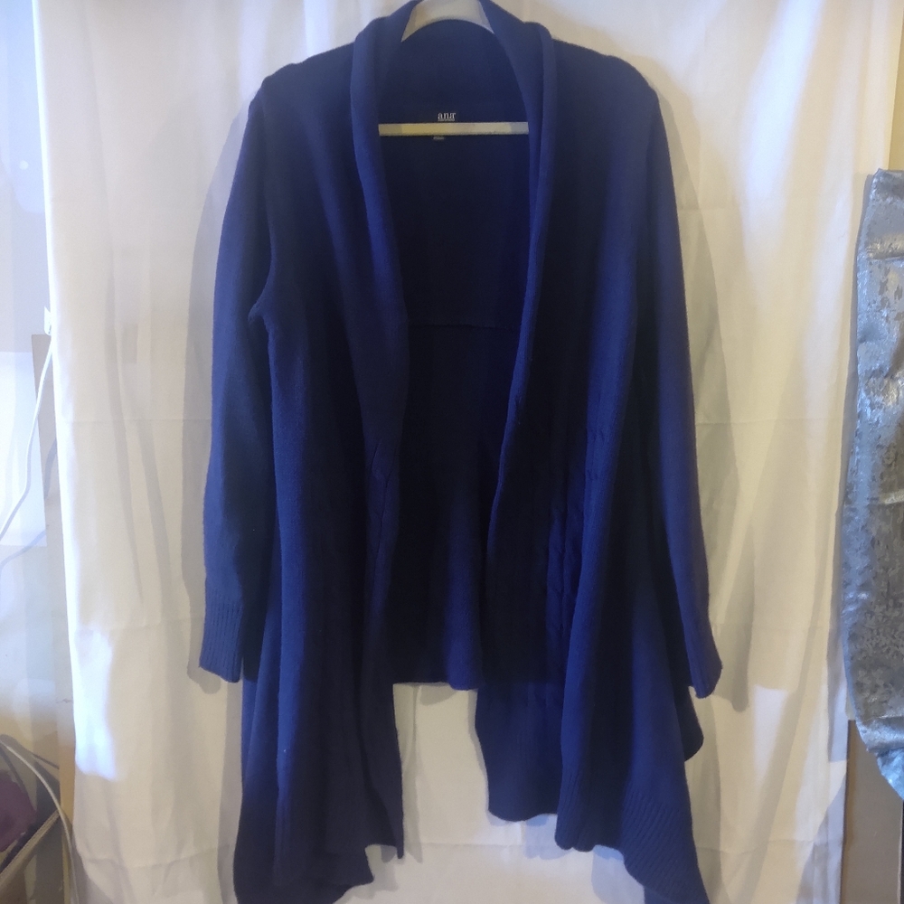 Women's Purple High Low Cardigan By a.n.a.  Size XL